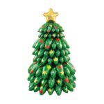 Balon foliowy – Choinika 3D, stojąca – Dekoracje imprezowe – Szalony.pl