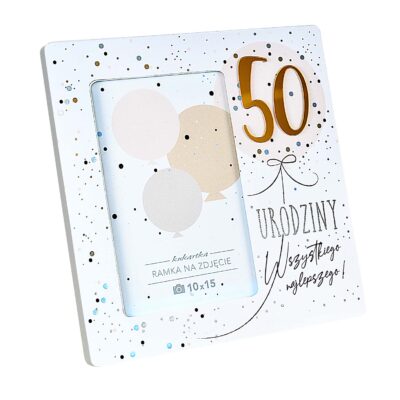 Ramka do zdjęcia – Wszystkiego najlepszego, 50 – Prezenty – Szalony.pl