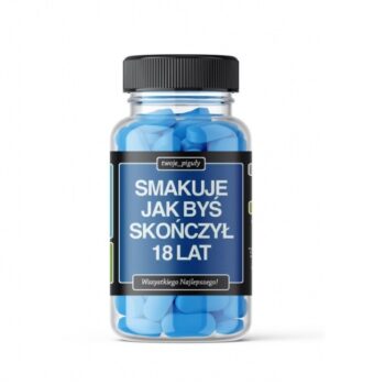 Twoje_piguły – Smakuje jak byś skończył 18 lat. – Pastylki pudrowe/Cukierki – Szalony.pl