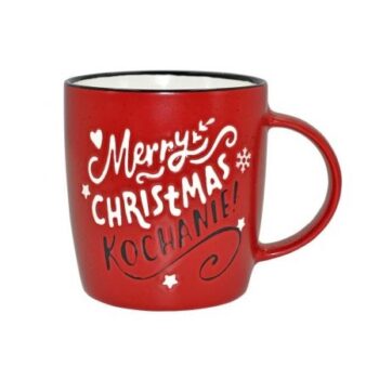 Kubek Świąteczny- Merry Christmas kochanie – Prezent na Boże Narodzenie – Szalony.pl