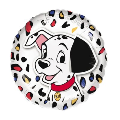 Balon bez helu: 101 Dalmatynczyków, 45cm – Dekoracje imprezowe – Szalony.pl