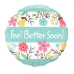 Balon bez helu: Feel Better Soon, okrągły – Dekoracje imprezowe – Szalony.pl