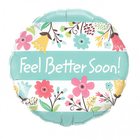 Balon z helem: Feel Better Soon, okrągły