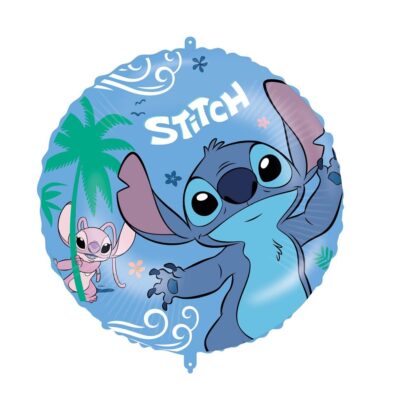 Balon bez helu: Stitch, okrągły – Dekoracje imprezowe – Szalony.pl