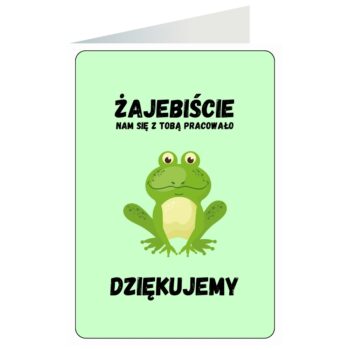 Kartka okolicznościowa – Żajebiście – Kartki podziękowania – Szalony.pl