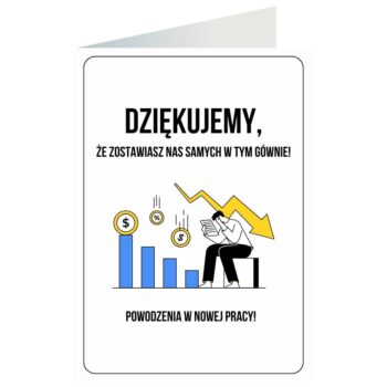 Kartka okolicznościowa – Spadki – Kartki podziękowania – Szalony.pl