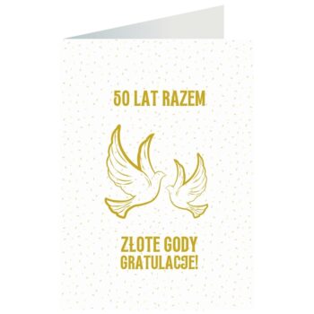 Kartka okolicznościowa – 50 Rocznica ślubu – Kartki na rocznicę ślubu – Szalony.pl