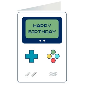 Kartka okolicznościowa – GameBoy – Kartki na ogólne urodziny – Szalony.pl