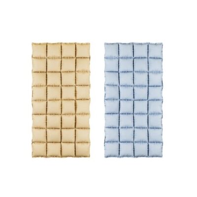 Balon foliowy na powietrze: Kurtyna dwustronna – beżowo-niebieska – Dekoracje imprezowe – Szalony.pl