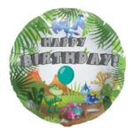 Balon bez helu: Happy birthday, dinozaury – Dekoracje imprezowe – Szalony.pl