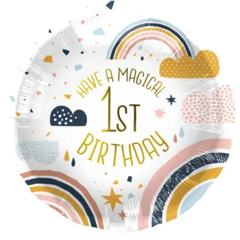 Balon bez helu: Have a magical 1st birthday – Balony bez helu – Szalony.pl
