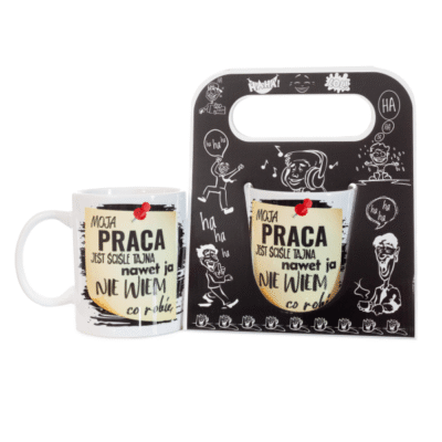 Kubek – Moja praca jest ściśle tajna – Prezenty – Szalony.pl