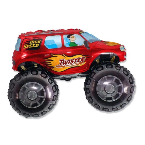 Balon bez helu: Monstertruck, czerwony