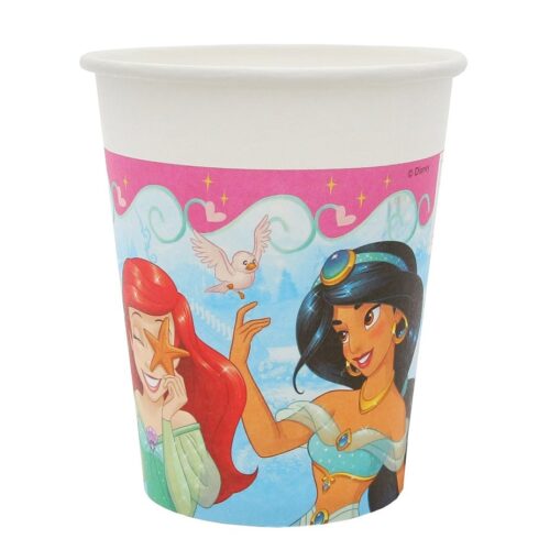 Kubeczki papierowe - Princess Live Your Story, 200ml 8szt
