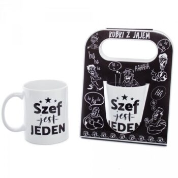 Kubek – Szef jest jeden – Prezent dla szefa – Szalony.pl