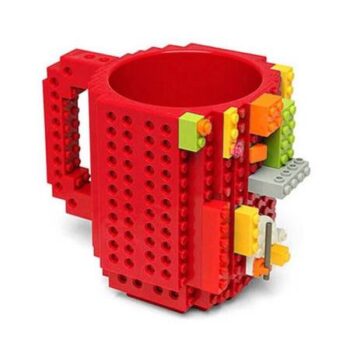 Kubek – Block mug, Czerwony – Prezent dla brata – Szalony.pl