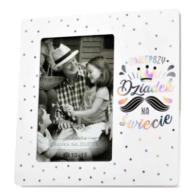 Ramka do zdjęcia – Najlepszy dziadek na świecie – Prezenty – Szalony.pl