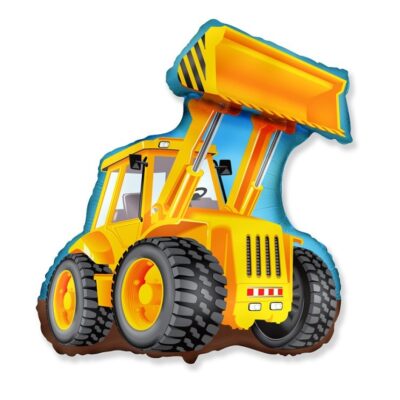 Balon bez helu: Koparka – Dekoracje imprezowe – Szalony.pl