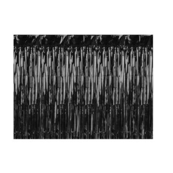 Kurtyna – czarna, 100x200cm – Dekoracje imprezowe – Szalony.pl