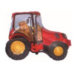 Balon bez helu: Traktor, czerwony – Dekoracje imprezowe – Szalony.pl