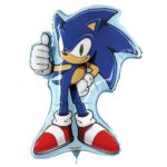 Balon bez helu: Sonic – Dekoracje imprezowe – Szalony.pl