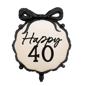 Balon bez helu: Pastylka 40 lat – Balony bez helu – Szalony.pl