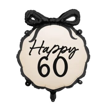 Balon bez helu: Pastylka 60 lat – Balony bez helu – Szalony.pl