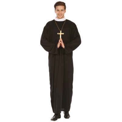 Strój dla mężczyzny – Ksiądz, rozmiar uniwersalny – Przebrania imprezowe – Szalony.pl