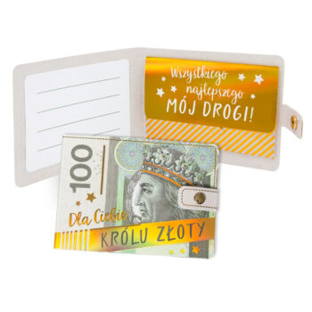 Portfelik – Dla Ciebie Królu Złoty – Portfeliki prezentowe – Szalony.pl