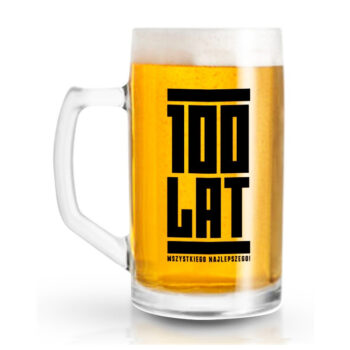 Kufel – 100 Lat, 500ml – Kufle do piwa – Szalony.pl