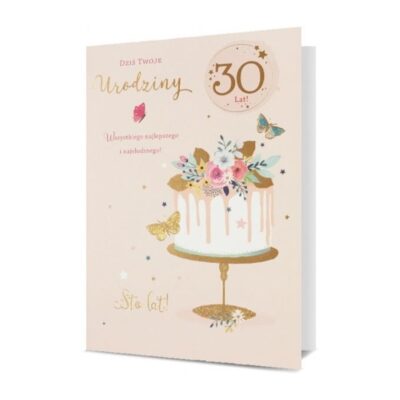 Kartka okolicznościowa – Dziś twoje urodziny, naklejki z wiekiem – Kartki na 18 urodziny – Szalony.pl