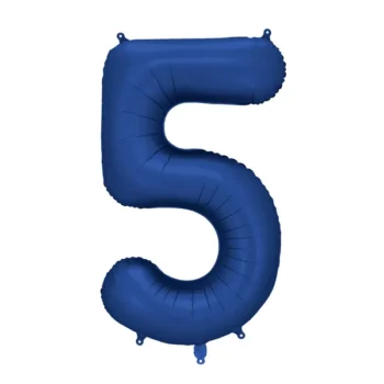 Balon bez helu: Cyfra 3, granatowa, 86cm – Balony cyfry XXL – Szalony.pl