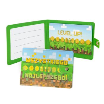 Portfelik – Wszystkiego Najlepszego, Minecraft – Kartki okolicznościowe – Szalony.pl