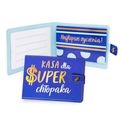 Portfelik – Kasa dla Super chłopaka – Portfeliki prezentowe – Szalony.pl