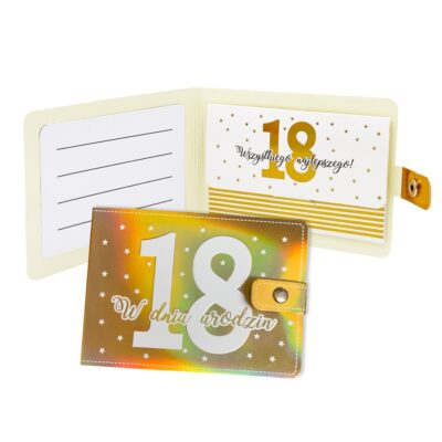 Portfelik – W dniu 18 urodzin – Portfeliki prezentowe – Szalony.pl