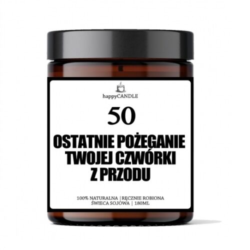 Świeca sojowa - 50