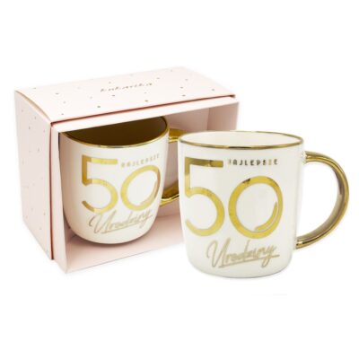 Kubek Elite – 50 urodziny – Prezenty – Szalony.pl
