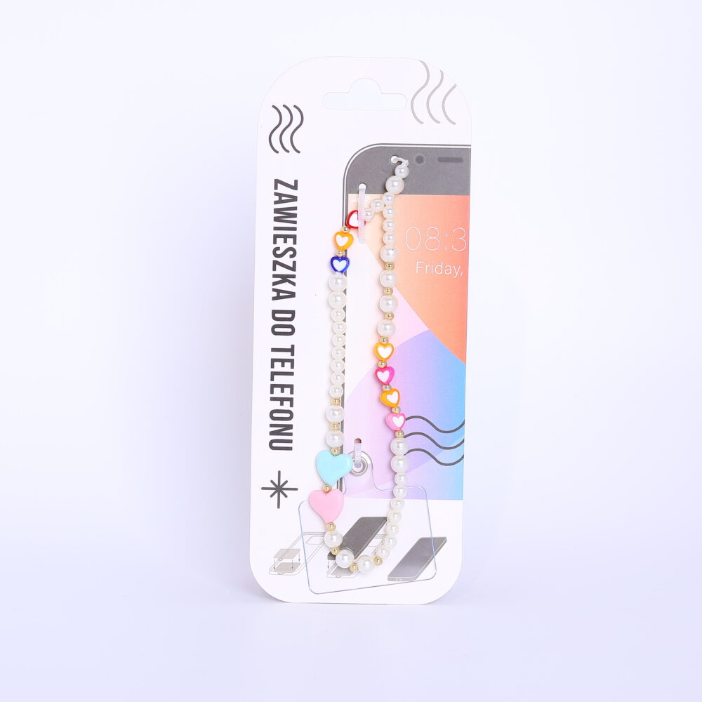 ZT 19 1 - Zawieszka do telefonu - Serca - Szalony.pl