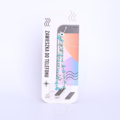 Zawieszka do telefonu – Oczy, niebieska – Prezenty – Szalony.pl