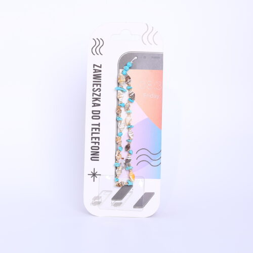 Zawieszka do telefonu - Muszelki i kamyczki