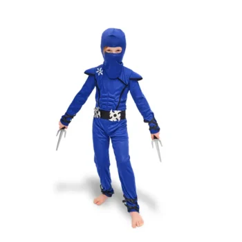 Strój – Ninja, niebieski 116/128 – Stroje – Szalony.pl