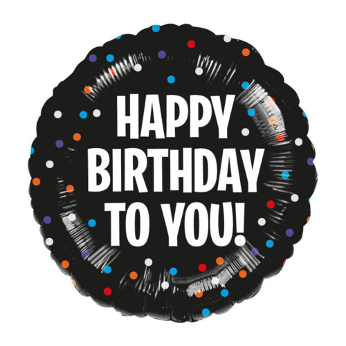 Balon z helem: Happy birthday to you, 18"