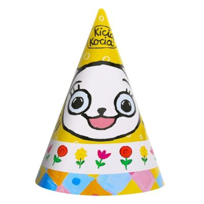 Czapeczki papierowe – Kicia kocia, 6szt – Dekoracje imprezowe – Szalony.pl