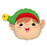 Balon bez helu: Głowa elfa, 76cm – Balony foliowe – Szalony.pl