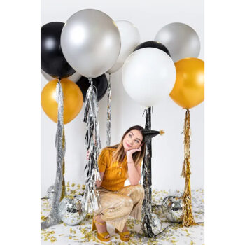 Balon bez helu: JUMBO, 60 cm, biały – Balony bez helu – Szalony.pl