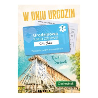 Kartka okolicznościowa – Urodzinowa Karta zdrowia – Kartki urodzinowe – Szalony.pl