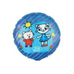 Balon bez helu: Kicia Kocia i Nunuś – Balony foliowe – Szalony.pl