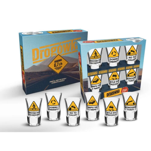 Kieliszki - Drogówka, 35ml, 6szt