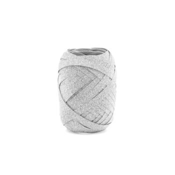 Wstążka plastikowa, srebrny, 5mm/10m – Wstążki – Szalony.pl