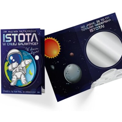 Kartka okolicznościowa – Kosmonauta – Kartki na ogólne urodziny – Szalony.pl